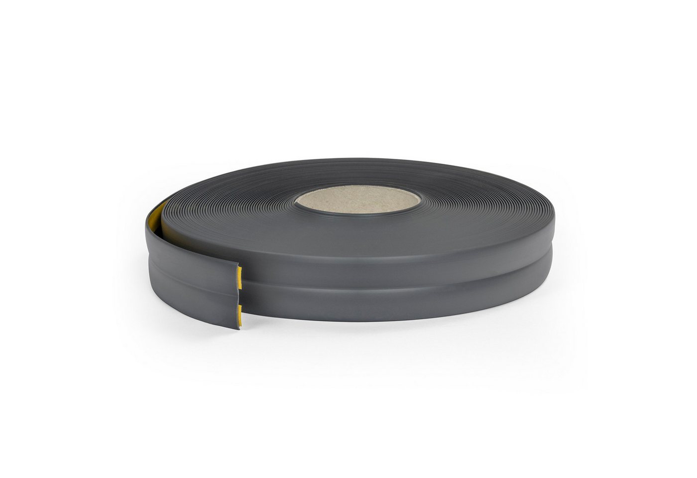 DQ-PP Sockelleiste DQ-PP WEICHSOCKELLEISTE 50m(2x25m), 18x18mm, selbstklebend,Gummileiste, PVC, Sockelleiste, Abschlussleiste, Bodenleiste, Winkelprofil von DQ-PP