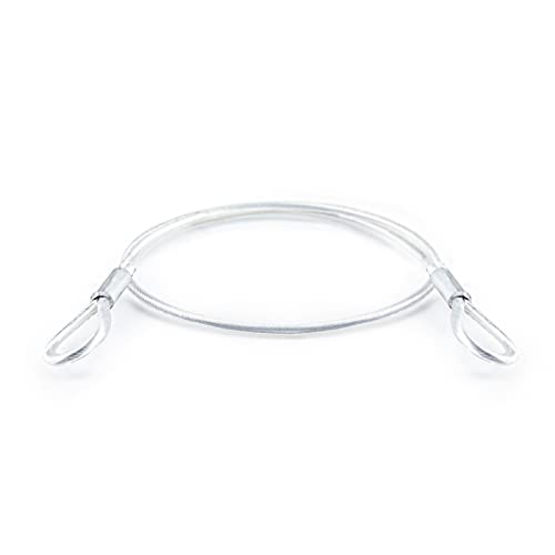 DQ-PP Stahlseil ummantelt mit Ösen | Länge: 3 m / 300 cm | Stärke: 2 mm / 3 mm | 6x7 | Schlaufenkabel | Diebstahlsicherung für Gartenmöbel, Terrassenmöbel, Fahrrad, Schlaufseil DQ-PP Stahlseil ummantelt mit Ösen | Länge: 3 m / 300 cm | Stärke: 2 mm / 3 mm | 6x7 | Schlaufenkabel | Diebstahlsicherung für Gartenmöbel, Terrassenmöbel, Fahrrad, Schlaufseil von DQ-PP