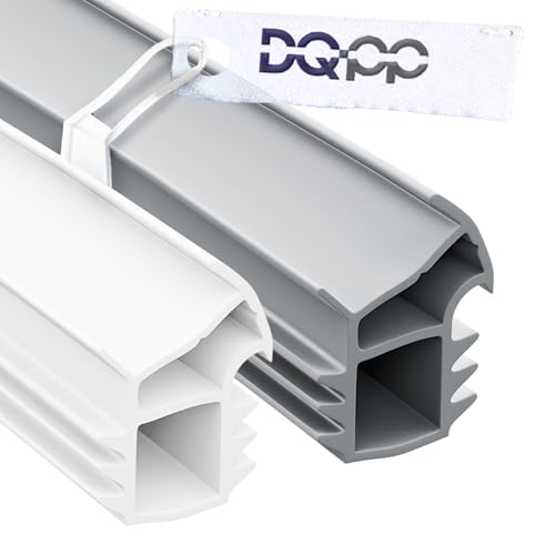 DQ-PP Stahlzargendichtung – Weiß – 15 Meter – TPE Gummi – KU-11 – Dichtungshöhe 18,8mm Dichtungsbreite 16,6mm – Türdichtung Türgummi für Stahlzarge Außentüren Wohnungstür von DQ-PP