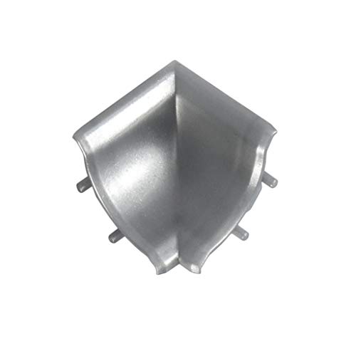 DQ-PP 1x WINKELLEISTE INNENECKE | Aluminium | 13 x 13mm | PVC | Küchenleiste Arbeitsplatte Abschlussleiste Küchenabschlussleiste Wandabschlussleiste Tischplattenleisten von DQ-PP