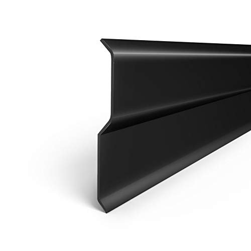 DQ-PP Wandabschlussleiste | 1 m Lang | 77 mm Breit | Schwarz RAL 9005 | Aluminium | Kamin | Wandanschlussprofil | Dachabdeckung | Kappleiste | Dachabschlussblech | Dacheindeckung | Aluschiene DQ-PP Wandabschlussleiste | 1 m Lang | 77 mm Breit | Schwarz RAL 9005 | Aluminium | Kamin | Wandanschlussprofil | Dachabdeckung | Kappleiste | Dachabschlussblech | Dacheindeckung | Aluschiene von DQ-PP