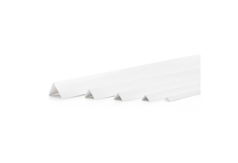 DQ-PP Winkelprofil DQ-PP WINKELPROFIL, 30m (30x1m), 10x10mm-40x40mm, PVC, Eckprofil, L Profil, Kunststoff Winkelleiste,Außenecke Kantenschutz Wand von DQ-PP