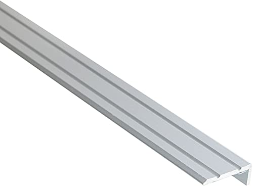 DQ-PP Winkelprofil | Profilmaße - 25mm x 10mm selbstklebend | Silber | 100cm | Aluminium | 1m | Winkelleiste | Abschlussprofil | Treppenkantenprofil | Treppenabschluss von DQ-PP