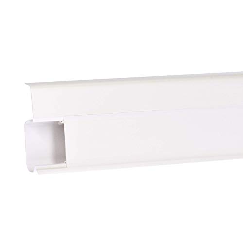 Quadro 2,5m Sockelleiste 55mm PVC Leiste Farbe: Weiß Laminat Fussleisten mit Dübel Quadro 2,5m Sockelleiste 55mm PVC Leiste Farbe: Weiß Laminat Fussleisten mit Dübel von DQ-PP