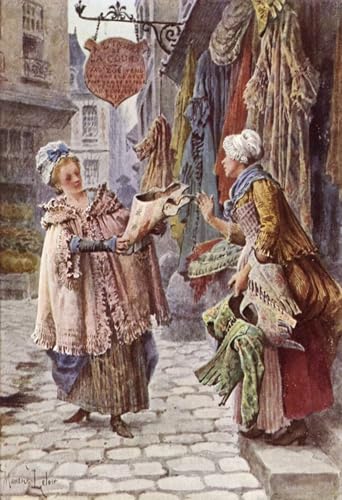 DQCJIYIGL Bekannt Leinwand Drucken Poster Bilder Leinwand Der Kaufmann in der Toilette von Maurice Leloir Wand Bilder Dekoration für Office Home Decor 60x90cm von DQCJIYIGL