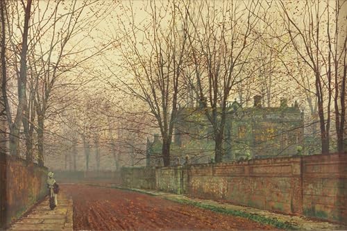 DQCJIYIGL Bekannt Leinwand Drucken Poster Bilder Leinwand Novembermorgen Knostrop hall leeds von grimshaw Wand Bilder Dekoration für Office Home Decor 60x90cm von DQCJIYIGL