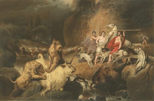 DQCJIYIGL Bekannt Leinwand Drucken Poster Bilder Leinwand Tierjäger überrascht von berühmtem Künstler Wand Bilder Dekoration für Office Home Decor 60x90cm von DQCJIYIGL