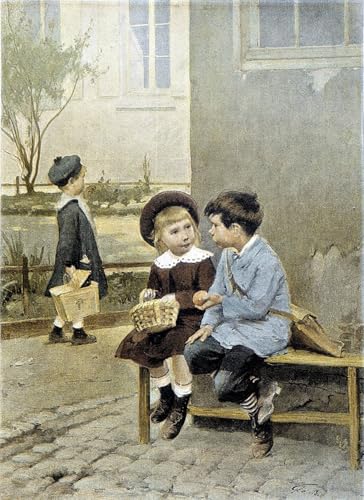 DQCJIYIGL Bekannt Leinwand Drucken Poster Bilder Leinwand berühmtes Gemälde von Henri Jules Jean Geoffroy Wand Bilder Dekoration für Office Home Decor 60x90cm von DQCJIYIGL