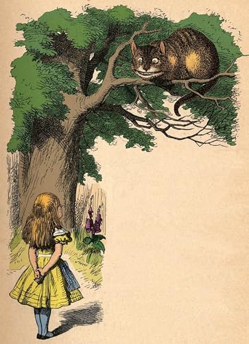 DQCJIYIGL Bekannt Poster Wandbilder Dekoration Wandbild Alice und die Grinsekatze von Tenniel Leinwand Drucke für Wanddekoration 60x90cm von DQCJIYIGL