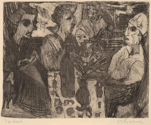 DQCJIYIGL Bekannt Poster Wandbilder Dekoration Wandbild Frauen an einem Tisch in einem Zimmer von Ernst Ludwig Kirchner Leinwand Drucke für Wanddekoration 60x90cm DQCJIYIGL Bekannt Poster Wandbilder Dekoration Wandbild Frauen an einem Tisch in einem Zimmer von Ernst Ludwig Kirchner Leinwand Drucke für Wanddekoration 60x90cm von DQCJIYIGL