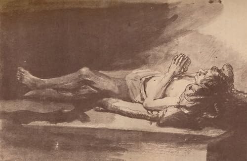 DQCJIYIGL Bekannt Poster Wandbilder Dekoration Wandbild Rembrandt-Studie eines Liegemodells, von Rembrandt Van Rijn Leinwand Drucke für Wanddekoration 60x90cm von DQCJIYIGL