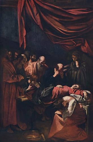 DQCJIYIGL Bekannt Poster Wandbilder Dekoration Wandbild Tod der jungfrau maria von merisi caravaggio Leinwand Drucke für Wanddekoration 60x90cm von DQCJIYIGL