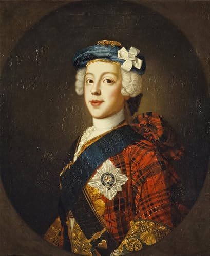 DQCJIYIGL Berühmte Gemälde HD Leinwanddruck Graffti Kunst Poster Charles Edward Stuart von William Mosman Kunst Porträt für Schlafzimmer Home Decor 60x90cm von DQCJIYIGL