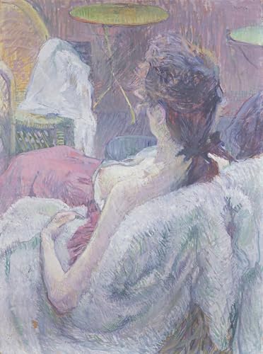 DQCJIYIGL Berühmte Gemälde HD Leinwanddruck Graffti Kunst Poster Das model rest von henri de toulouse lautrec Kunst Porträt für Schlafzimmer Home Decor 60x90cm von DQCJIYIGL