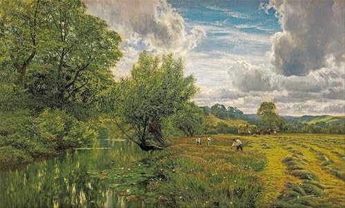 DQCJIYIGL Berühmte Gemälde HD Leinwanddruck Graffti Kunst Poster Hayfield Near Days Lock Oxon von George Vicat Cole Kunst Porträt für Schlafzimmer Home Decor 60x90cm DQCJIYIGL Berühmte Gemälde HD Leinwanddruck Graffti Kunst Poster Hayfield Near Days Lock Oxon von George Vicat Cole Kunst Porträt für Schlafzimmer Home Decor 60x90cm von DQCJIYIGL