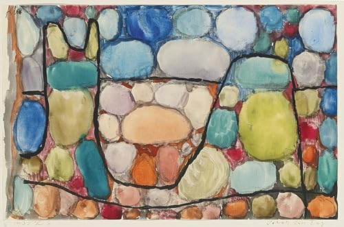 DQCJIYIGL Berühmte Gemälde HD Leinwanddruck Graffti Kunst Poster Schatz über der Erde Schatz über Tag von Paul Klee Kunst Porträt für Schlafzimmer Home Decor 60x90cm von DQCJIYIGL