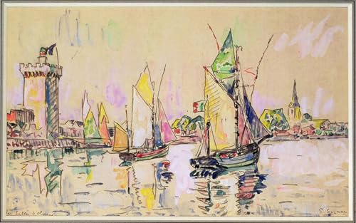 DQCJIYIGL Berühmte Gemälde HD Leinwanddruck Graffti Kunst Poster Segelboote in Les Sables-d'olonne von Paul Signac Kunst Porträt für Schlafzimmer Home Decor 60x90cm DQCJIYIGL Berühmte Gemälde HD Leinwanddruck Graffti Kunst Poster Segelboote in Les Sables-d'olonne von Paul Signac Kunst Porträt für Schlafzimmer Home Decor 60x90cm von DQCJIYIGL
