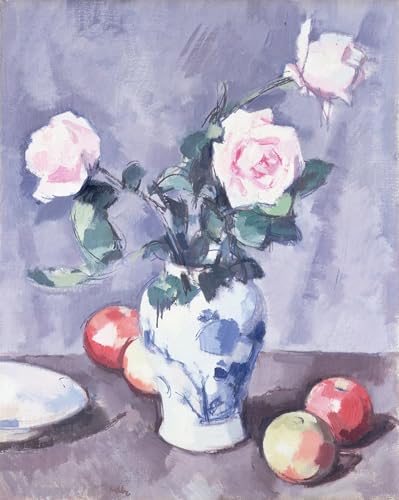 DQCJIYIGL Berühmte Gemälde HD Leinwanddruck Graffti Kunst Poster Stillleben mit Rosen in einer weißen Vase von Samuel John Peploe Kunst Porträt für Schlafzimmer Home Decor 60x90cm DQCJIYIGL Berühmte Gemälde HD Leinwanddruck Graffti Kunst Poster Stillleben mit Rosen in einer weißen Vase von Samuel John Peploe Kunst Porträt für Schlafzimmer Home Decor 60x90cm von DQCJIYIGL