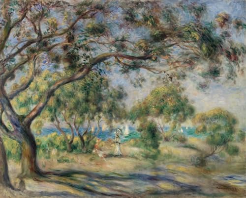 DQCJIYIGL Berühmte Gemälde HD Leinwanddruck Graffti Kunst Poster Stuhl Holz von pierre auguste renoir Kunst Porträt für Schlafzimmer Home Decor 60x90cm von DQCJIYIGL