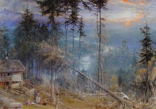 DQCJIYIGL Berühmte Gemälde HD Leinwanddruck Graffti Kunst Poster Thun von albert goodwin Kunst Porträt für Schlafzimmer Home Decor 60x90cm von DQCJIYIGL