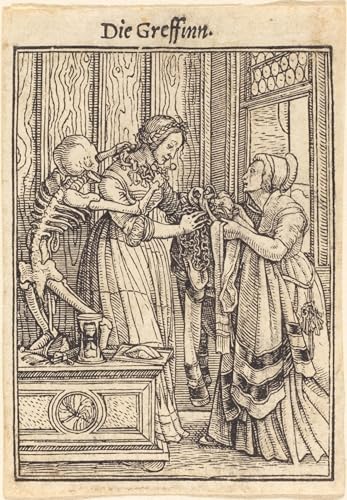 DQCJIYIGL Berühmte Gemälde HD Leinwanddruck Graffti Kunst Poster der Greffinn von Hans Holbein dem Jüngeren Kunst Porträt für Schlafzimmer Home Decor 60x90cm von DQCJIYIGL