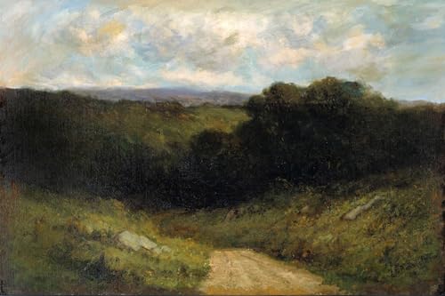 DQCJIYIGL Berühmte Gemälde Leinwand Plakat Abstrakter Druck Der Weg Ins Tal Von Edward Mitchell Bannister Tier Poster für Heimtextilien 60x90cm von DQCJIYIGL