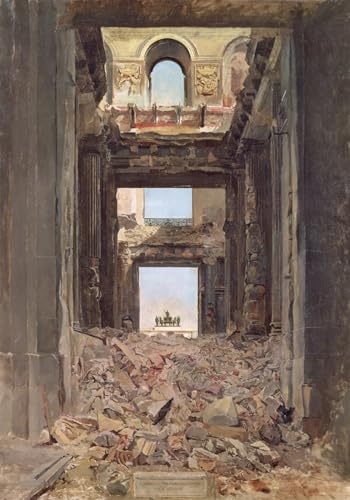 DQCJIYIGL Berühmte Gemälde Leinwand Plakat Abstrakter Druck Die Ruinen der Tuilerien von Jean Louis Ernest Meissonier Tier Poster für Heimtextilien 60x90cm DQCJIYIGL Berühmte Gemälde Leinwand Plakat Abstrakter Druck Die Ruinen der Tuilerien von Jean Louis Ernest Meissonier Tier Poster für Heimtextilien 60x90cm von DQCJIYIGL