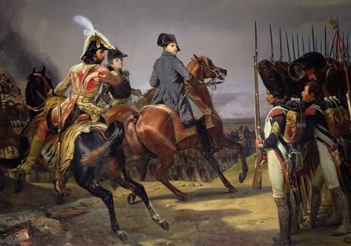 DQCJIYIGL Berühmte Gemälde Leinwand Plakat Abstrakter Druck Die Schlacht von Iena Th. Oktober von Emile Jean Horace Vernet Tier Poster für Heimtextilien 60x90cm von DQCJIYIGL