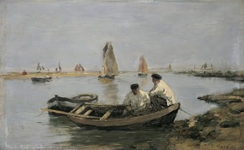 DQCJIYIGL Berühmte Gemälde Leinwand Plakat Abstrakter Druck Die mündung von eugene louis boudin Tier Poster für Heimtextilien 60x90cm von DQCJIYIGL