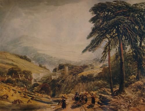 DQCJIYIGL Berühmte Gemälde Leinwand Plakat Abstrakter Druck Matlock Village Gleaners Returning von Peter De Wint Tier Poster für Heimtextilien 60x90cm von DQCJIYIGL