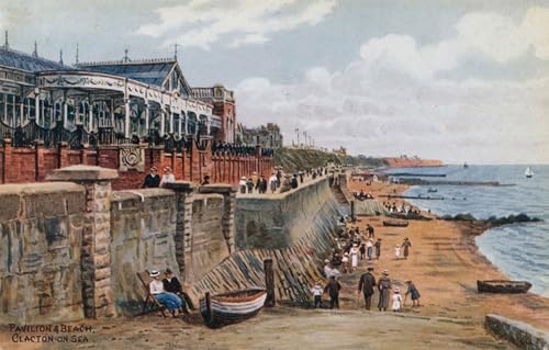DQCJIYIGL Berühmte Gemälde Leinwand Plakat Abstrakter Druck Pavillon und Strand Clacton-on-sea von Alfred Robert Quinton Tier Poster für Heimtextilien 60x90cm von DQCJIYIGL