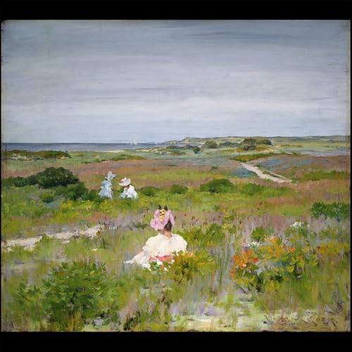 DQCJIYIGL Berühmte Gemälde Leinwand Plakat Abstrakter Druck Shinnecock Long Island von William Merritt Tier Poster für Heimtextilien 60x90cm von DQCJIYIGL