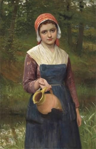 DQCJIYIGL Berühmte Gemälde Leinwand Plakat Abstrakter Druck The broken pitcher von charles sillem Lidderdale Tier Poster für Heimtextilien 60x90cm DQCJIYIGL Berühmte Gemälde Leinwand Plakat Abstrakter Druck The broken pitcher von charles sillem Lidderdale Tier Poster für Heimtextilien 60x90cm von DQCJIYIGL