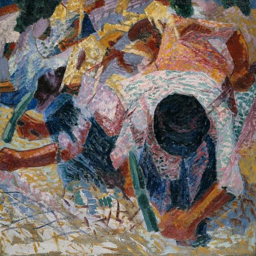 DQCJIYIGL Berühmte Gemälde Leinwand Plakat Abstrakter Druck die Straßenfertiger von Umberto Boccioni Tier Poster für Heimtextilien 60x90cm von DQCJIYIGL