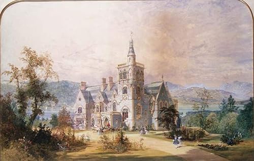 DQCJIYIGL Berühmte Gemälde Leinwand Plakat Abstrakter Druck ein schottisches Baronial Mansion von Nash Tier Poster für Heimtextilien 60x90cm von DQCJIYIGL