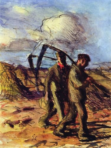 DQCJIYIGL Berühmte Gemälde Leinwanddruck Kunst Wandmalereien Kunstwerk Die Mäher von George Clausen Poster Bilder für Wohnzimmerdekoration 60x90cm von DQCJIYIGL