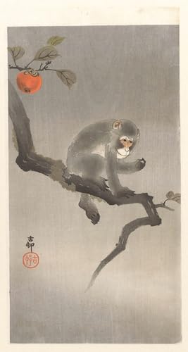 DQCJIYIGL Berühmte Gemälde Leinwanddruck Kunst Wandmalereien Kunstwerk Gräser bei Vollmond von Ohara Koson Poster Bilder für Wohnzimmerdekoration 60x90cm von DQCJIYIGL