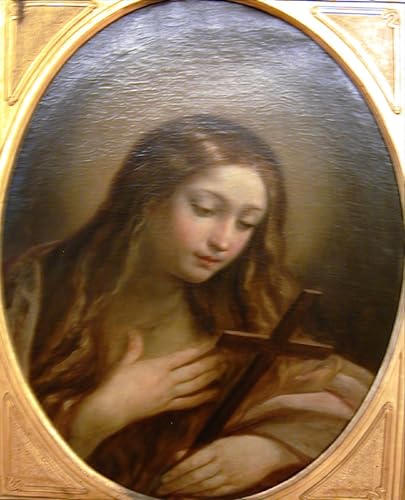 DQCJIYIGL Berühmte Gemälde Leinwanddruck Kunst Wandmalereien Kunstwerk Maria Magadalen Von Vintage Painting Poster Bilder für Wohnzimmerdekoration 60x90cm von DQCJIYIGL