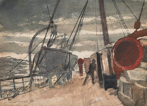 DQCJIYIGL Berühmte Gemälde Leinwanddruck Kunst Wandmalereien Kunstwerk Marine von winslow homer Poster Bilder für Wohnzimmerdekoration 60x90cm von DQCJIYIGL