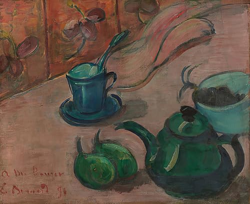 DQCJIYIGL Berühmte Gemälde Leinwanddruck Kunst Wandmalereien Kunstwerk Stillleben mit Teekanne und Früchten von Emile Bernard Poster Bilder für Wohnzimmerdekoration 60x90cm DQCJIYIGL Berühmte Gemälde Leinwanddruck Kunst Wandmalereien Kunstwerk Stillleben mit Teekanne und Früchten von Emile Bernard Poster Bilder für Wohnzimmerdekoration 60x90cm von DQCJIYIGL