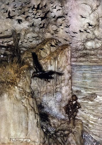 DQCJIYIGL Berühmte Gemälde Leinwanddruck Kunst Wandmalereien Kunstwerk Von arthur rackham Poster Bilder für Wohnzimmerdekoration 60x90cm von DQCJIYIGL