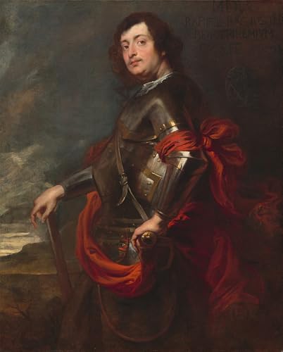 DQCJIYIGL Berühmte Gemälde Leinwanddruck Kunst Wandmalereien Kunstwerk der Präfekt Raffaele Raggi vonVan Dyck Poster Bilder für Wohnzimmerdekoration 60x90cm von DQCJIYIGL