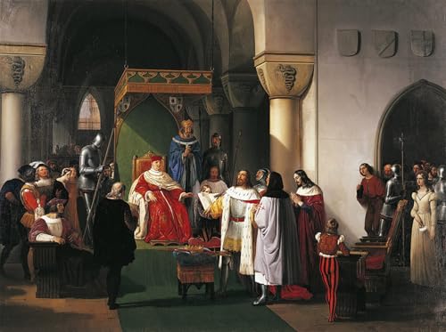 DQCJIYIGL Leinwanddruck Kunst Wandmalereien Kunstwerk Filippo Maria Visconti aus Mailand kehrt zurück zu Kings of Aragona and of Navarra von Francesco Hayez für Wohnzimmerdekoration 60x90cm DQCJIYIGL Leinwanddruck Kunst Wandmalereien Kunstwerk Filippo Maria Visconti aus Mailand kehrt zurück zu Kings of Aragona and of Navarra von Francesco Hayez für Wohnzimmerdekoration 60x90cm von DQCJIYIGL