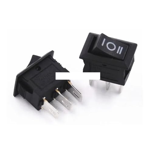 100PCS 3 Pin 3A 250V 10 * 15mm Black Button Rocker Switch ON OFF ON AC 10X15 Rocker Power Switches 100PCS 3 Pin 3A 250V 10 * 15mm Black Button Rocker Switch ON OFF ON AC 10X15 Rocker Power Switches von DQFOCPHHAA