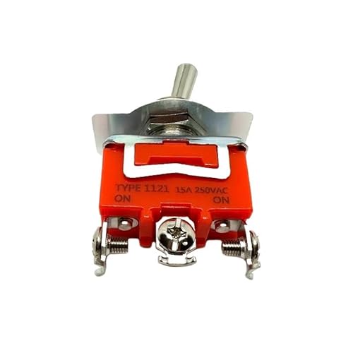 1PC 1121S ON ON SPDT 15A 250VAC 3 Terminal Screw Pins Self-locking Power Rocker Toggle Switch 12mm von DQFOCPHHAA