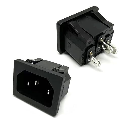 1PC LZ-14-2 3 Pins Inlet Module Connector 10A 250V 3 Terminals AC Electrical Power Socket IEC320 C14 1PC LZ-14-2 3 Pins Inlet Module Connector 10A 250V 3 Terminals AC Electrical Power Socket IEC320 C14 von DQFOCPHHAA