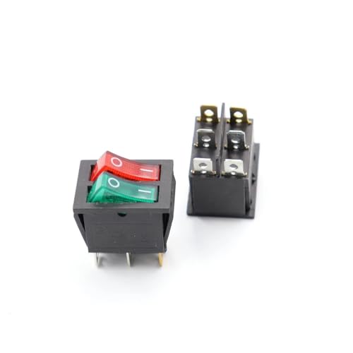 1Pcs 220V switch KCD4 boat-shaped rocker power button on-0ff Red green light 1Pcs 220V switch KCD4 boat-shaped rocker power button on-0ff Red green light von DQFOCPHHAA