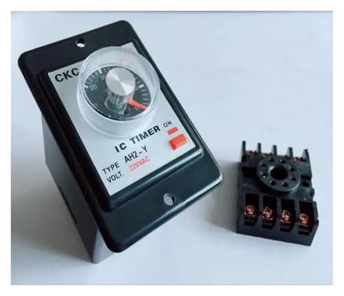 1pc AH2-Y AC110V 10M Time relay 8Pin with base von DQFOCPHHAA