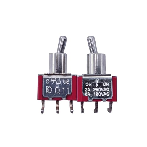 2pcs MTS-103C3 Right angle Miniature toggle switch PCB Panel 3PIN ON-OFF-ON power switche 5A/120V 2A/250V MTS103 2pcs MTS-103C3 Right angle Miniature toggle switch PCB Panel 3PIN ON-OFF-ON power switche 5A/120V 2A/250V MTS103 von DQFOCPHHAA