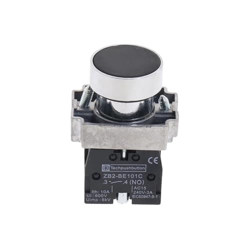 5Pcs 22mm Black Momentary Push Button Switch XB2-BA21 1NO von DQFOCPHHAA